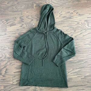 Market & Spruce Forest Green Hooded Sweater - Sz S
